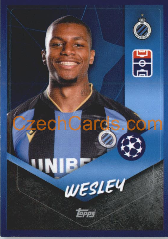 Wesley 2021/22 Topps UCL Sticker #138