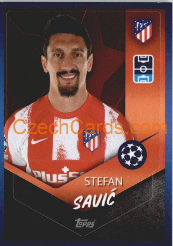 Stefan Savić 2021/22 Topps UCL Sticker #147
