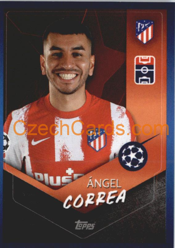 Ángel Correa 2021/22 Topps UCL Sticker #154