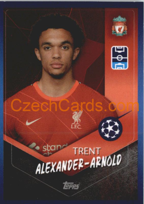 Trent Alexander-Arnold 2021/22 Topps UCL Sticker #161