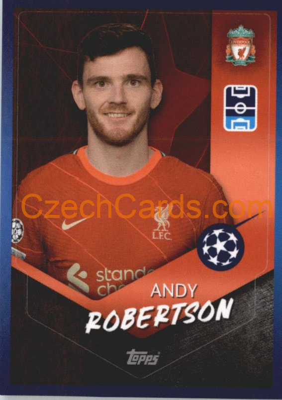 Andy Robertson 2021/22 Topps UCL Sticker #165