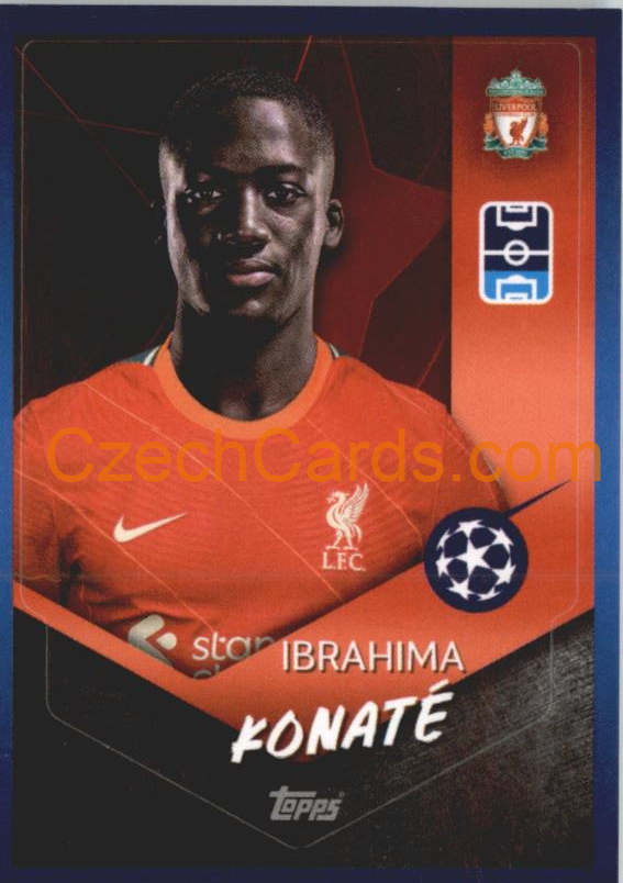 Ibrahima Konaté 2021/22 Topps UCL Sticker #166