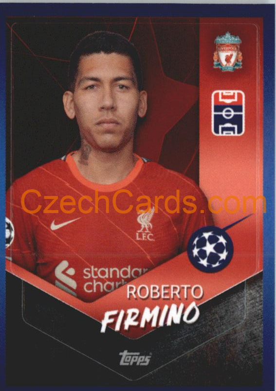 Roberto Firmino 2021/22 Topps UCL Sticker #174