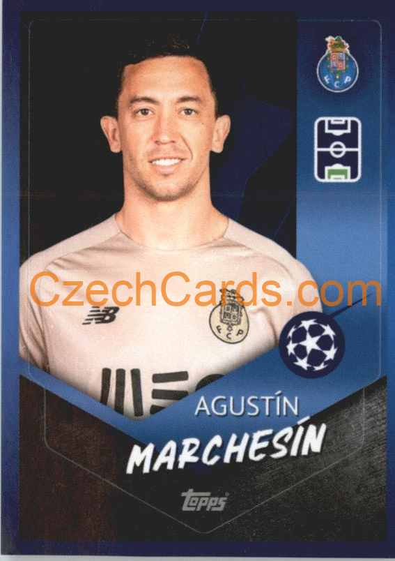 Agustín Marchesín 2021/22 Topps UCL Sticker #178