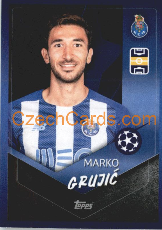 Marko Grujić 2021/22 Topps UCL Sticker #184