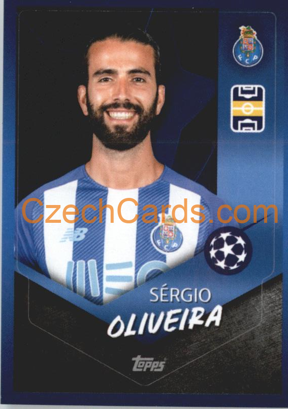 Sérgio Oliveira 2021/22 Topps UCL Sticker #186