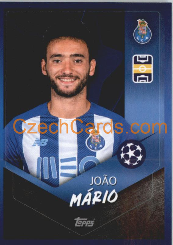 João Mário 2021/22 Topps UCL Sticker #187