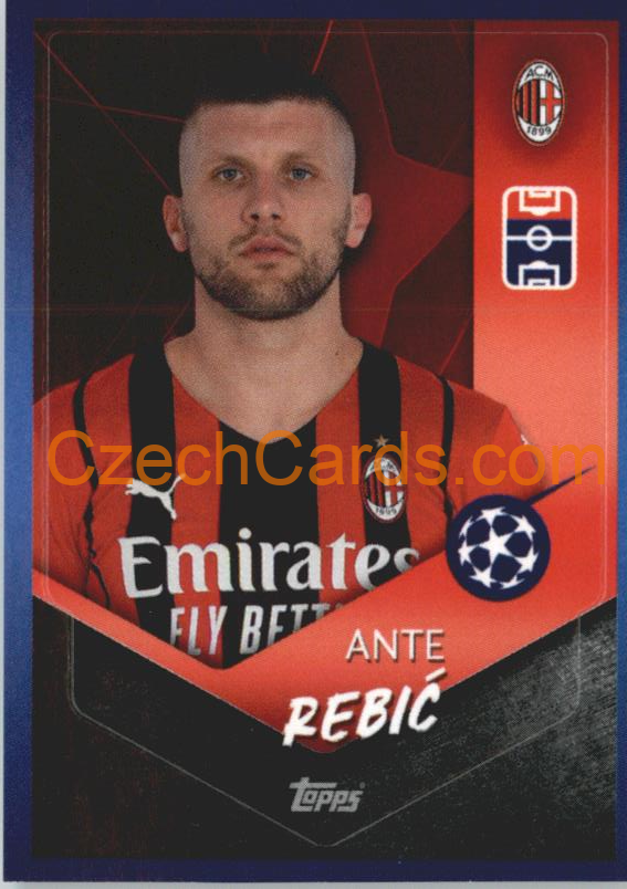 Ante Rebić 2021/22 Topps UCL Sticker #209