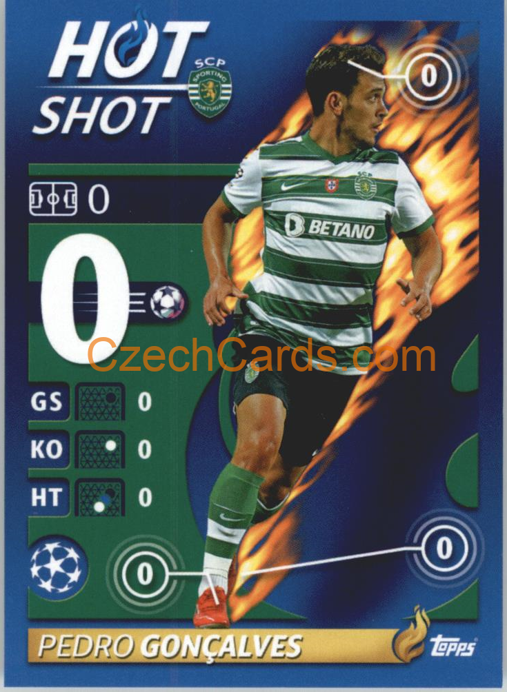 Pedro Gonçalves – Hot Shot 2021/22 Topps UCL Sticker big #213