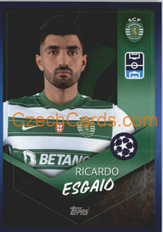 Ricardo Esgaio 2021/22 Topps UCL Sticker #220
