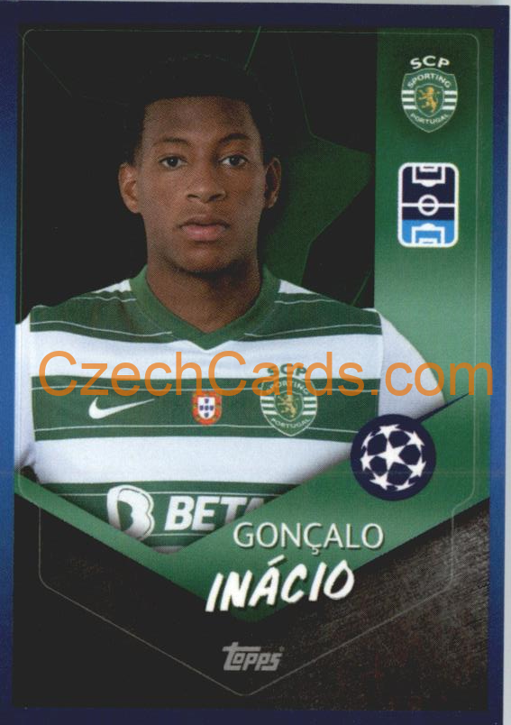 Gonçalo Inácio 2021/22 Topps UCL Sticker #221