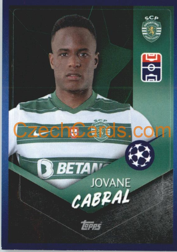 Jovane Cabral 2021/22 Topps UCL Sticker #228