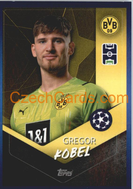 Gregor Kobel 2021/22 Topps UCL Sticker #232