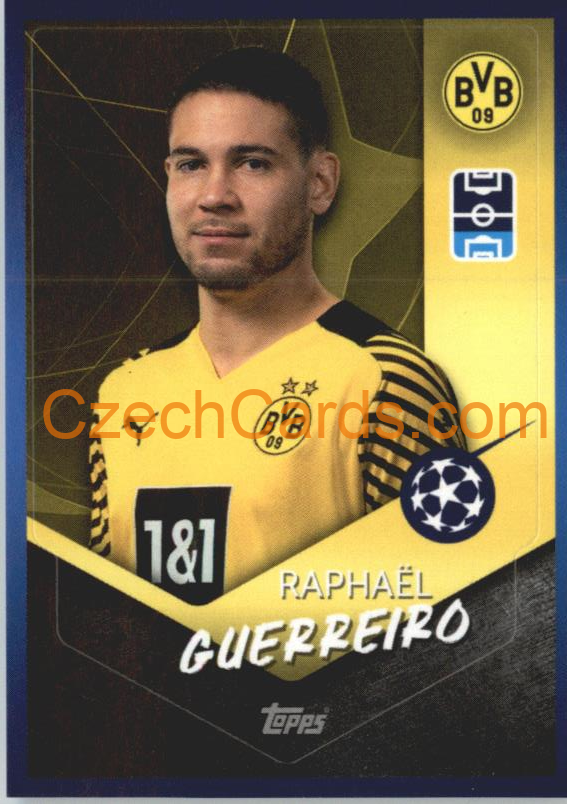 Raphaël Guerreiro 2021/22 Topps UCL Sticker #235