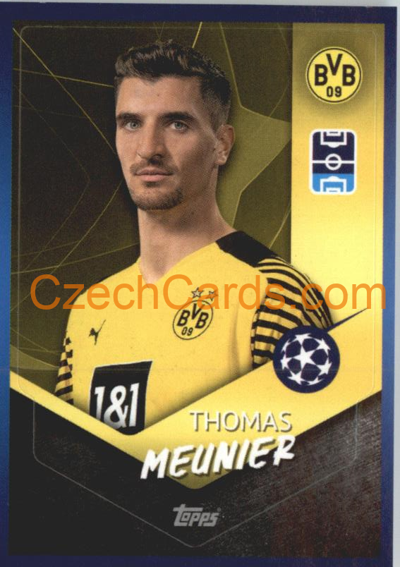 Thomas Meunier 2021/22 Topps UCL Sticker #237