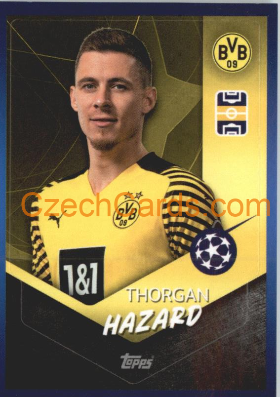 Thorgan Hazard 2021/22 Topps UCL Sticker #243
