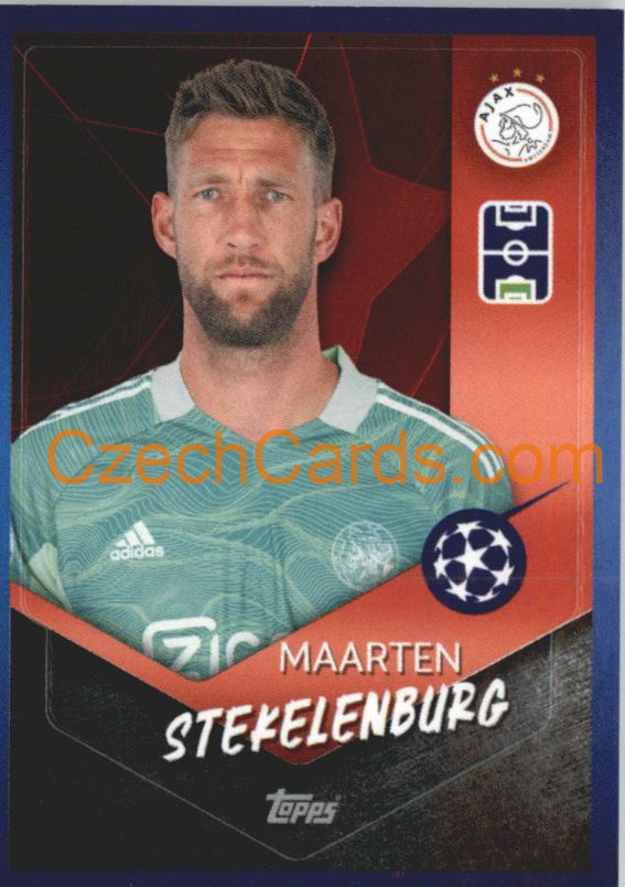 Maarten Stekelenburg 2021/22 Topps UCL Sticker #250