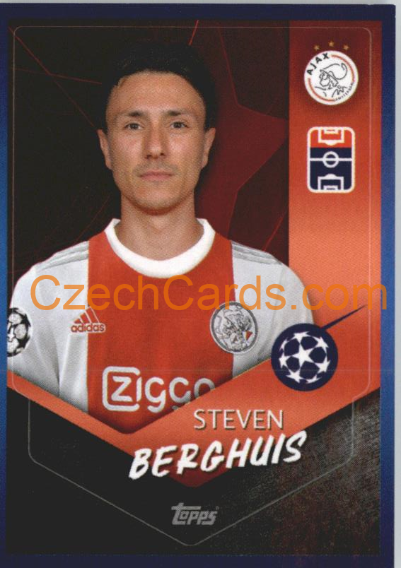 Steven Berghuis 2021/22 Topps UCL Sticker #261