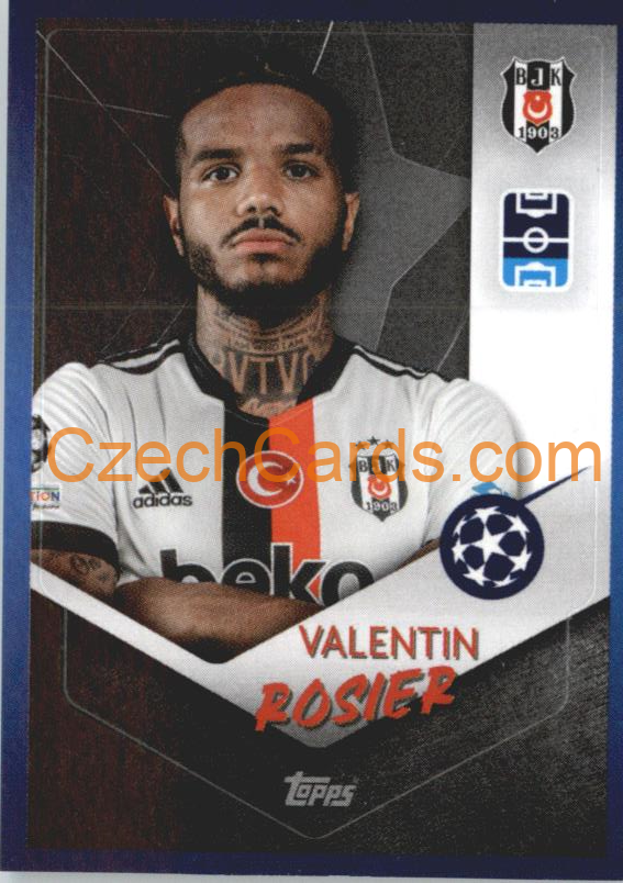 Valentin Rosier 2021/22 Topps UCL Sticker #273
