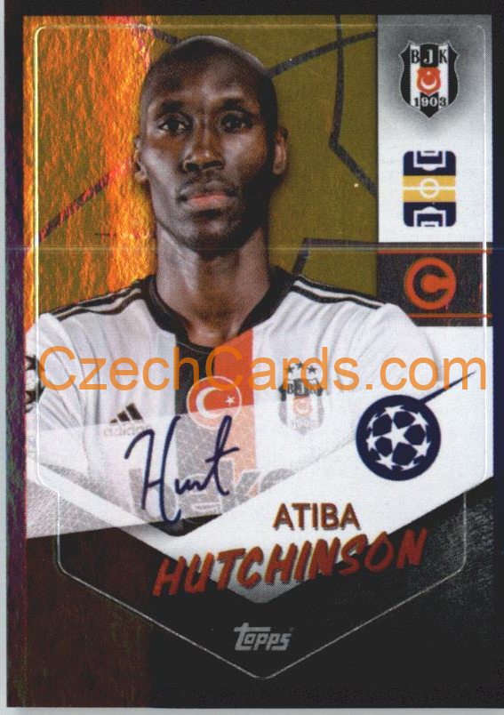 Atiba Hutchinson – Captain 2021/22 Topps UCL Sticker gold shiny #276