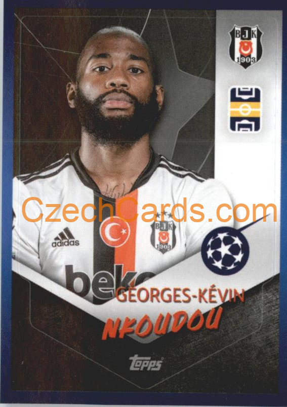 Georges-Kévin Nkoudou 2021/22 Topps UCL Sticker #278