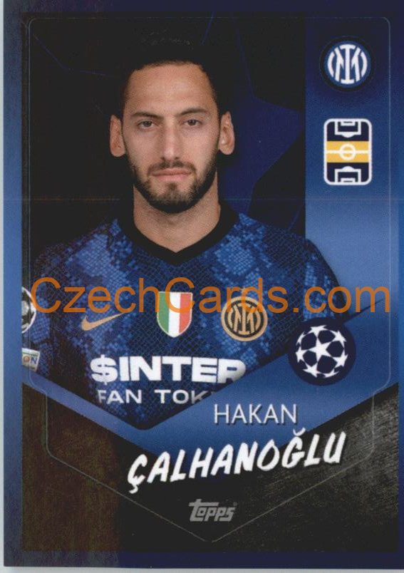 Hakan Çalhanoğlu 2021/22 Topps UCL Sticker #297