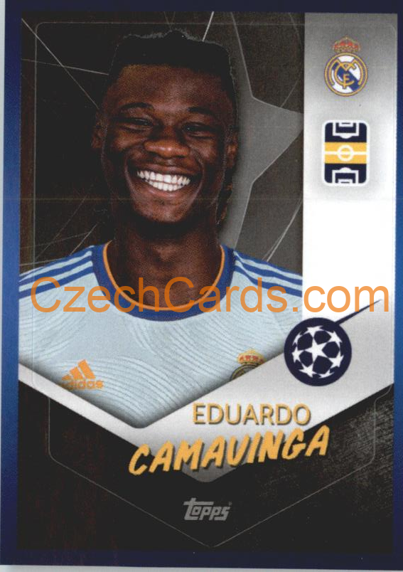 Eduardo Camavinga 2021/22 Topps UCL Sticker #315