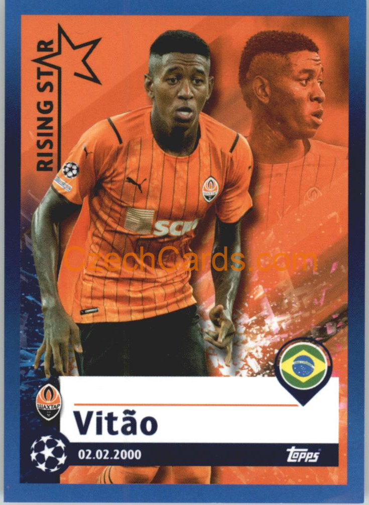 Vitão – Rising Star 2021/22 Topps UCL Sticker big #326