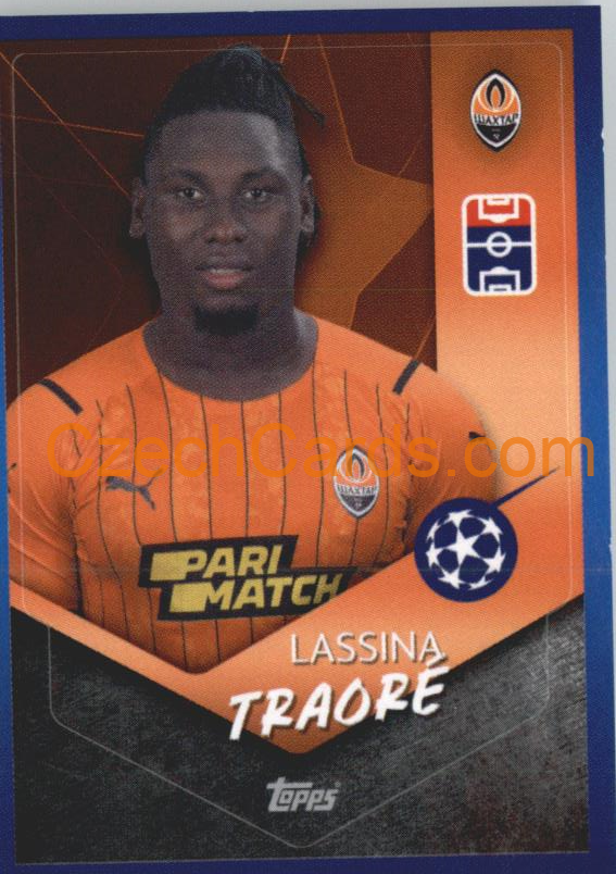 Lassina Traoré 2021/22 Topps UCL Sticker #336