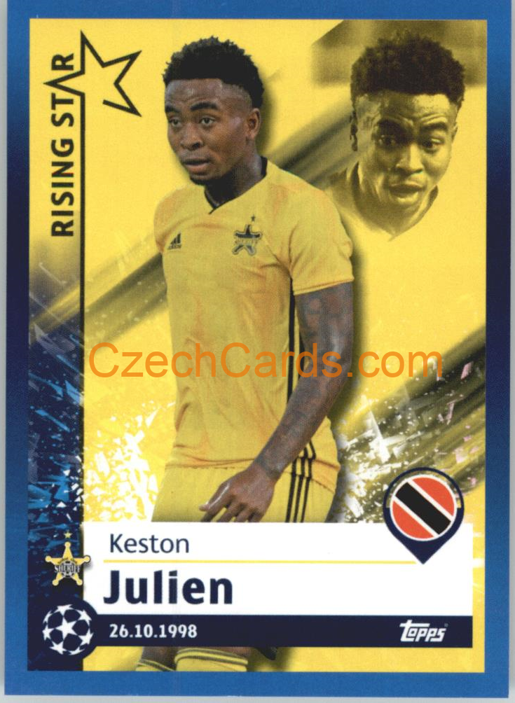 Keston Julien – Rising Star 2021/22 Topps UCL Sticker big #344