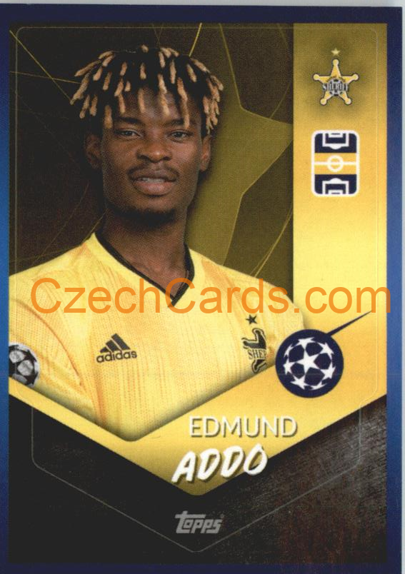 Edmund Addo 2021/22 Topps UCL Sticker #348