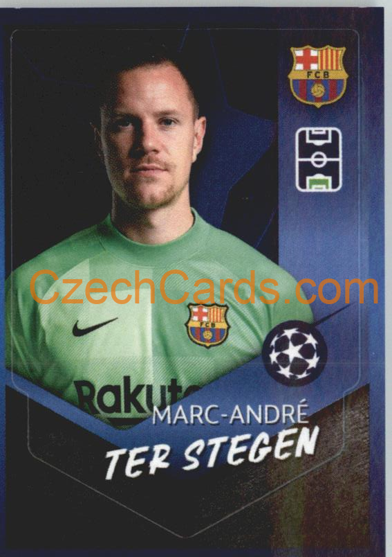 Marc-André ter Stegen 2021/22 Topps UCL Sticker #376