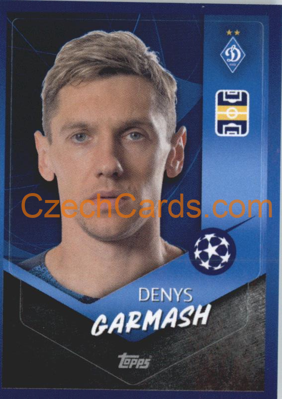 Denys Garmash 2021/22 Topps UCL Sticker #419