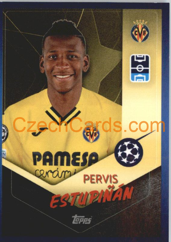 Pervis Estupiñán 2021/22 Topps UCL Sticker #436