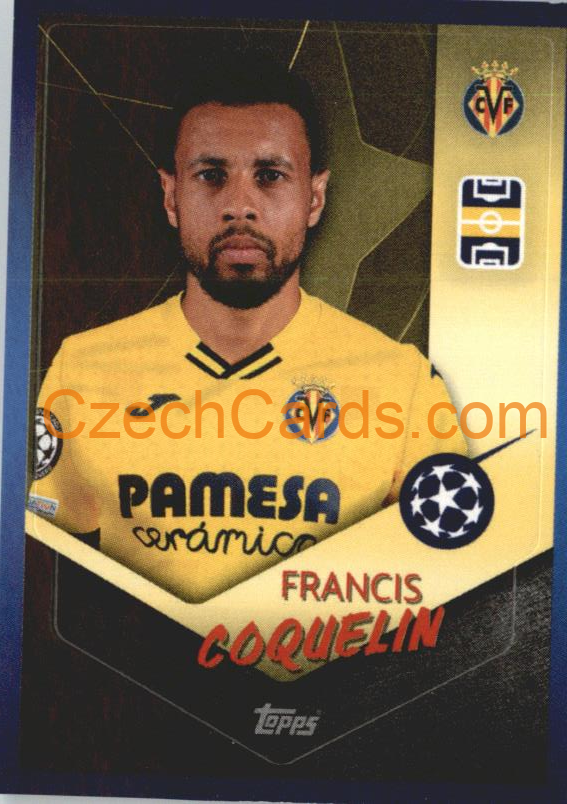 Francis Coquelin 2021/22 Topps UCL Sticker #437