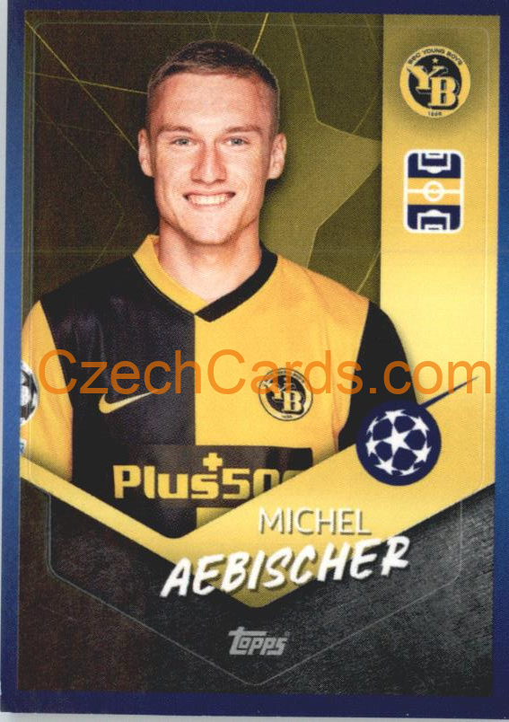 Michel Aebischer 2021/22 Topps UCL Sticker #491