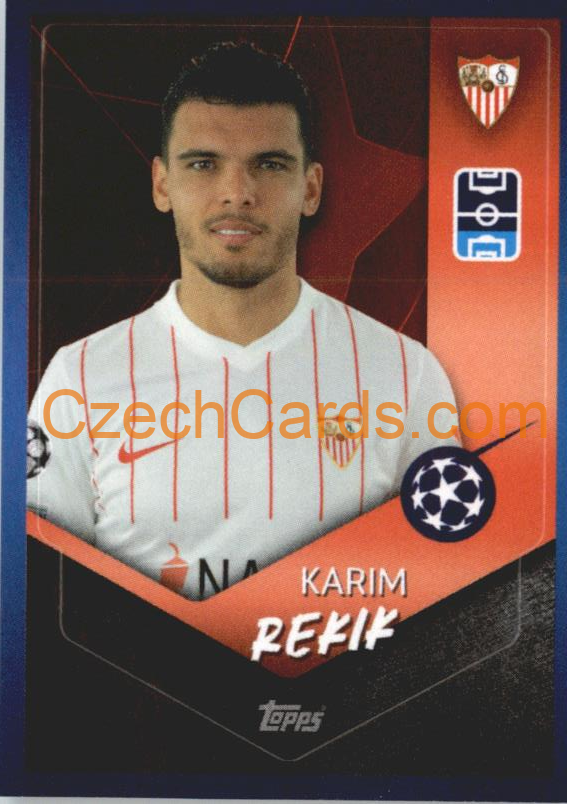 Karim Rekik 2021/22 Topps UCL Sticker #521
