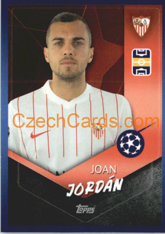 Joan Jordán 2021/22 Topps UCL Sticker #529