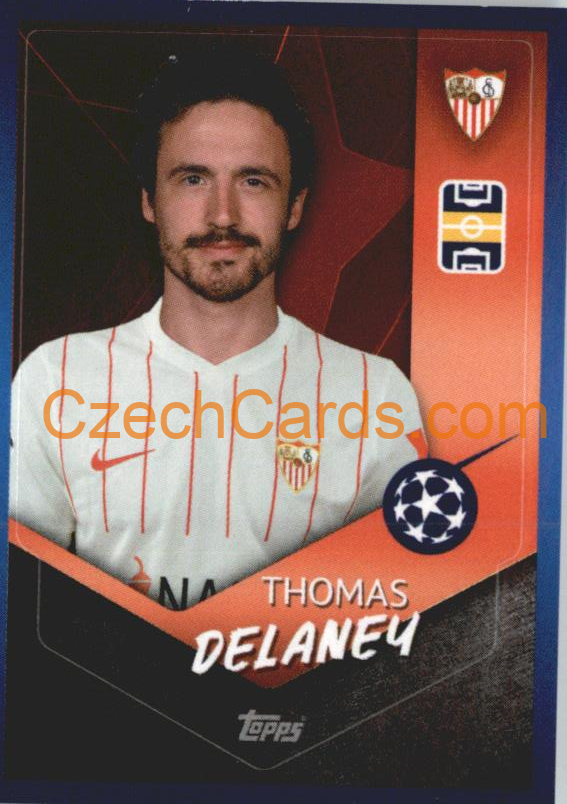 Thomas Delaney 2021/22 Topps UCL Sticker #532