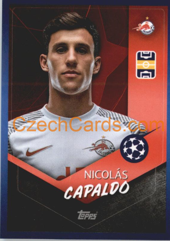 Nicolás Capaldo 2021/22 Topps UCL Sticker #548