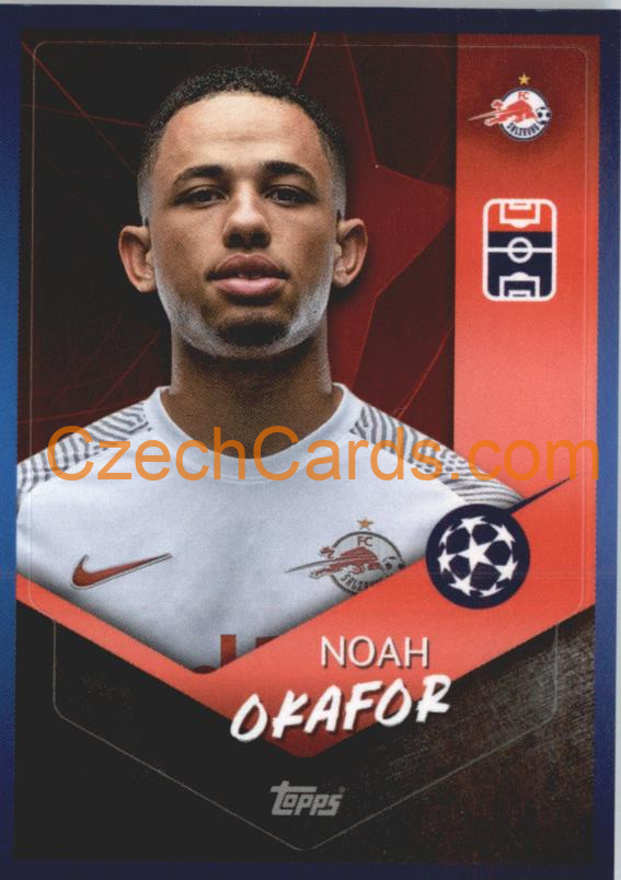 Noah Okafor 2021/22 Topps UCL Sticker #551