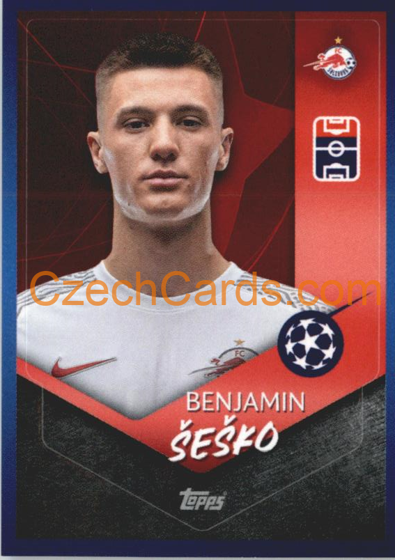 Benjamin Šeško RC 2021/22 Topps UCL Sticker #552