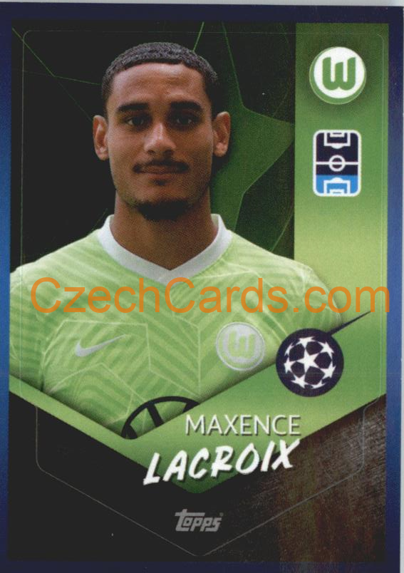 Maxence Lacroix 2021/22 Topps UCL Sticker #557