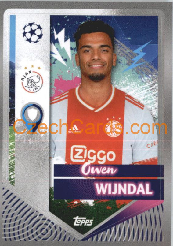 Owen Wijndal 2022/23 Topps UCL Sticker #49