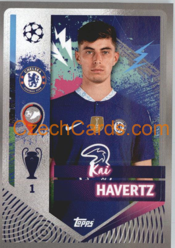 Kai Havertz 2022/23 Topps UCL Sticker #147