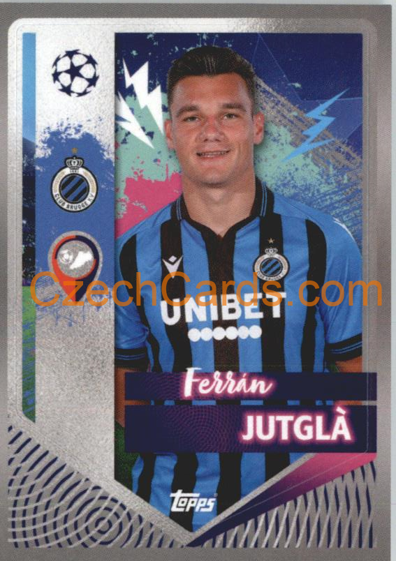Ferrán Jutglà 2022/23 Topps UCL Sticker #168