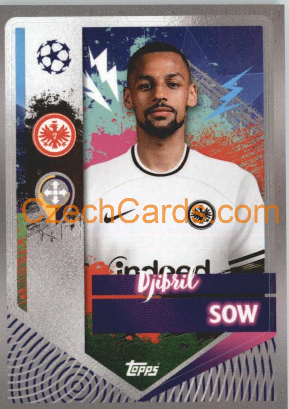 Djibril Sow 2022/23 Topps UCL Sticker #177