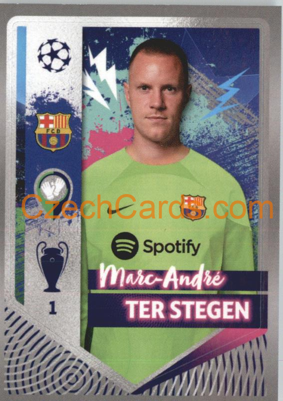 Marc-André ter Stegen 2022/23 Topps UCL Sticker #189