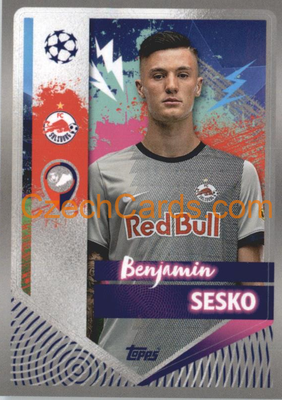 Benjamin Sesko 2022/23 Topps UCL Sticker #273
