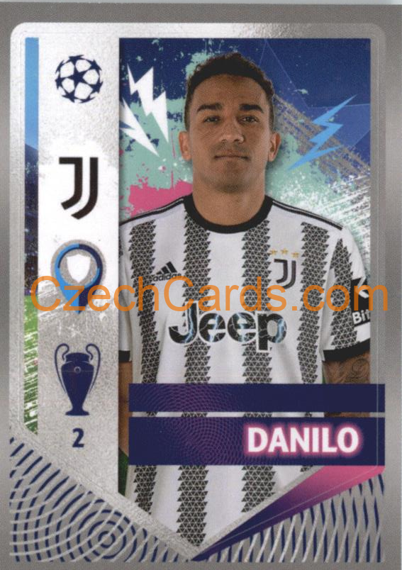 Danilo 2022/23 Topps UCL Sticker #283